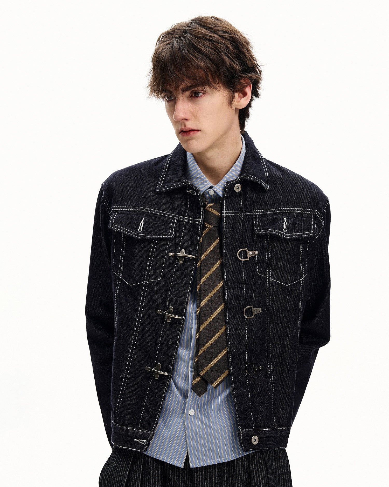 Contemporary Denim Utility Jacket