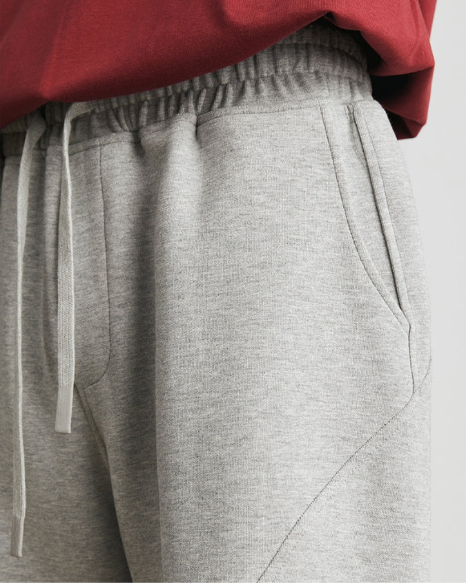 Weite, entspannte Jogger-Shorts mit Kordelzug
