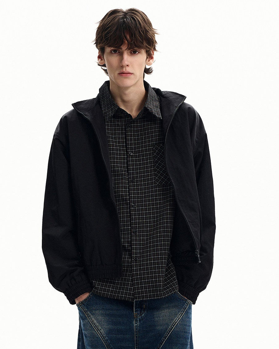 Lightweight Nylon Zip Jacket