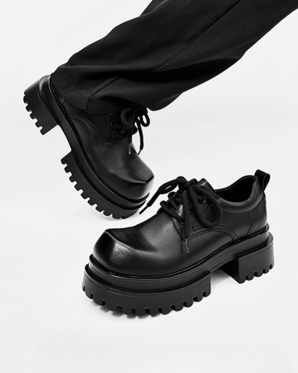 Armor Chunky Derby-Stiefel aus Leder