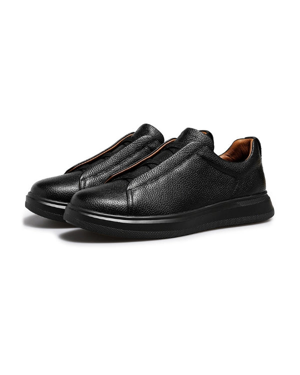 The Dark Knight Urban Luxe Schnürfreier Leder-Sneaker