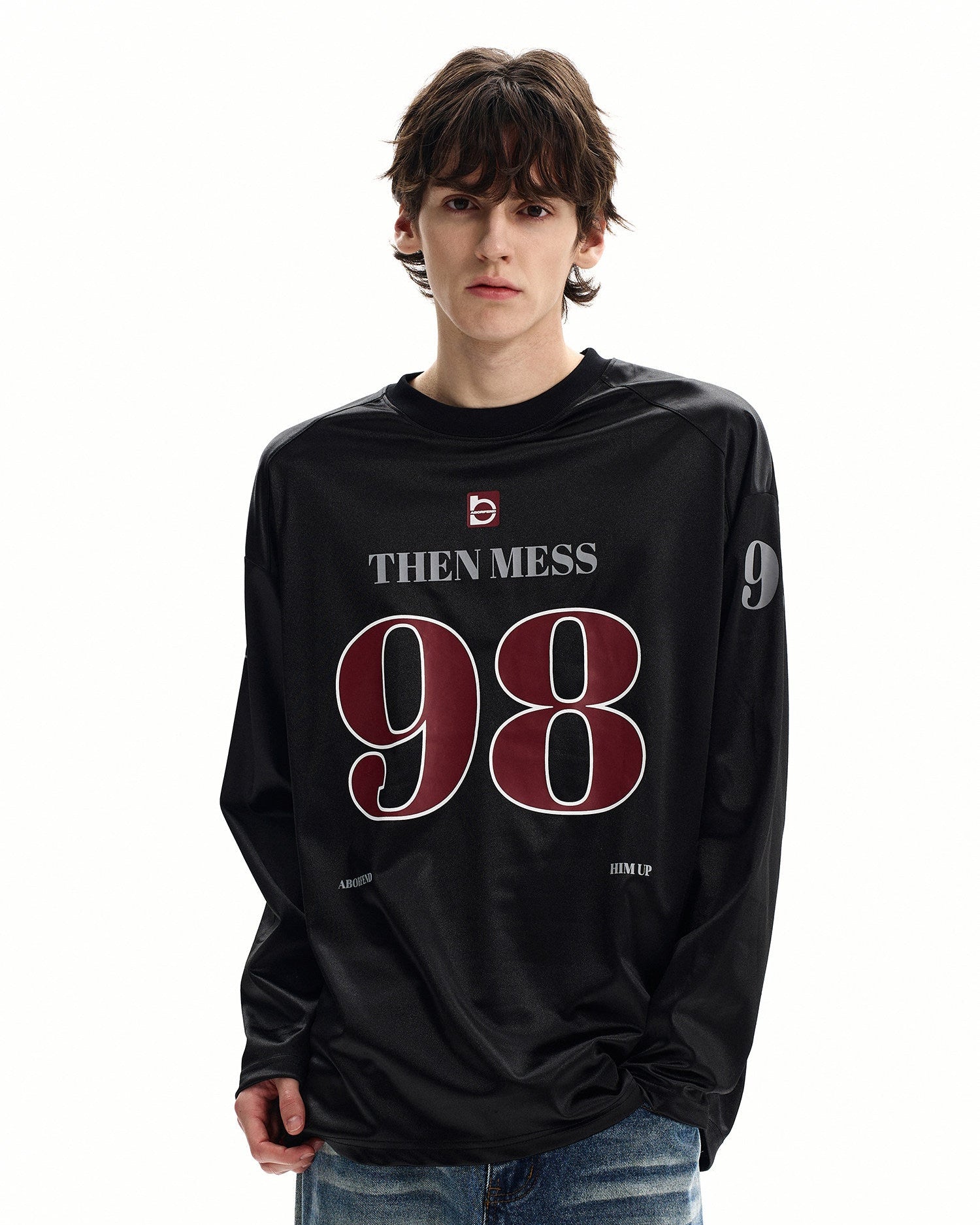 Loose Graphic Long Sleeve Jersey