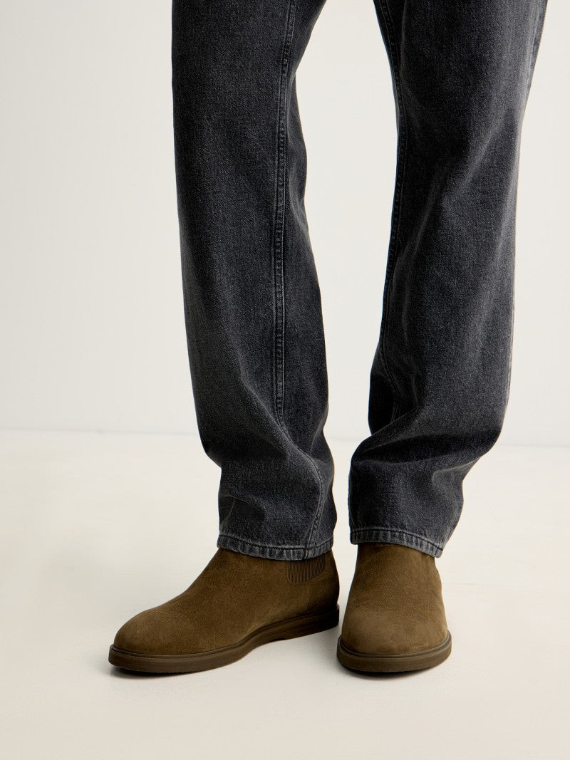 Botas Chelsea Caqui