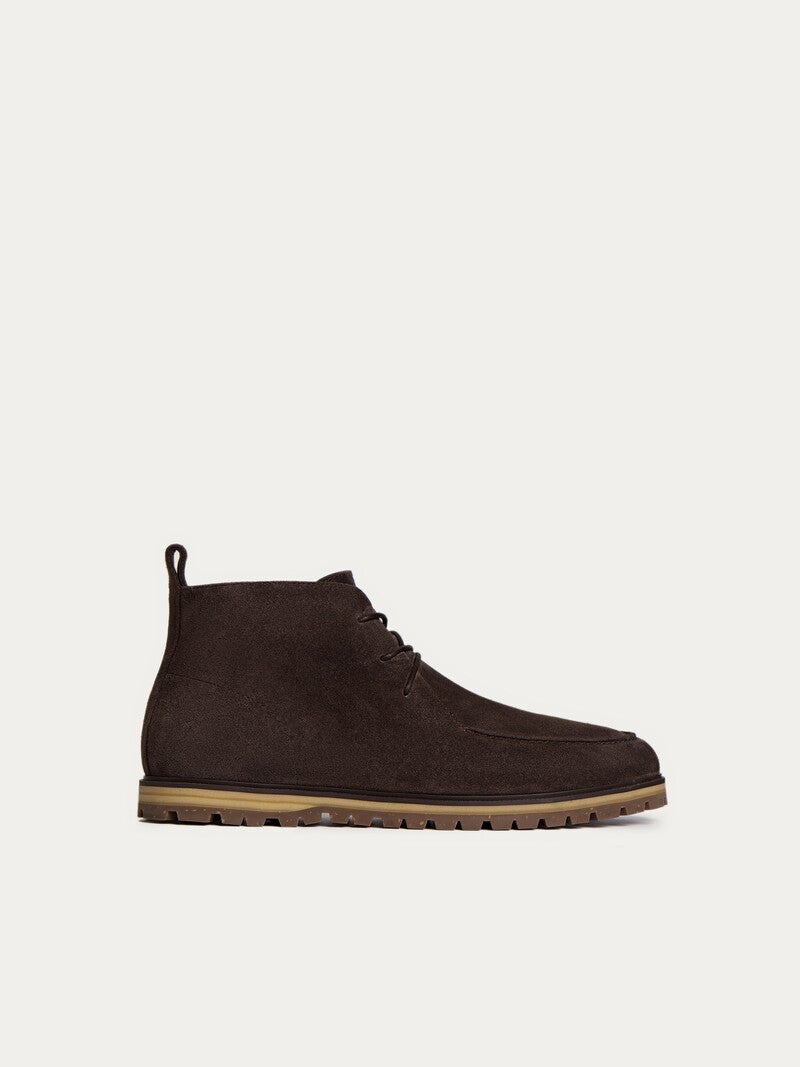 Botas con cordones Chocolate negro