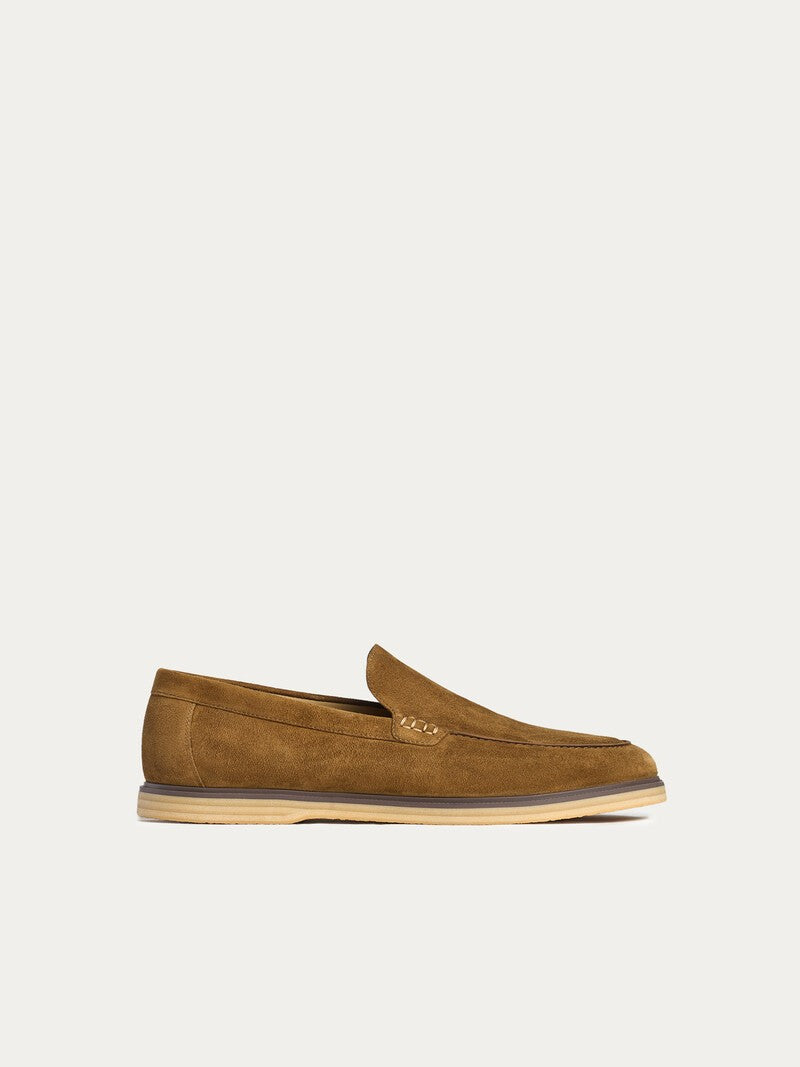 Coffee Suede loafers