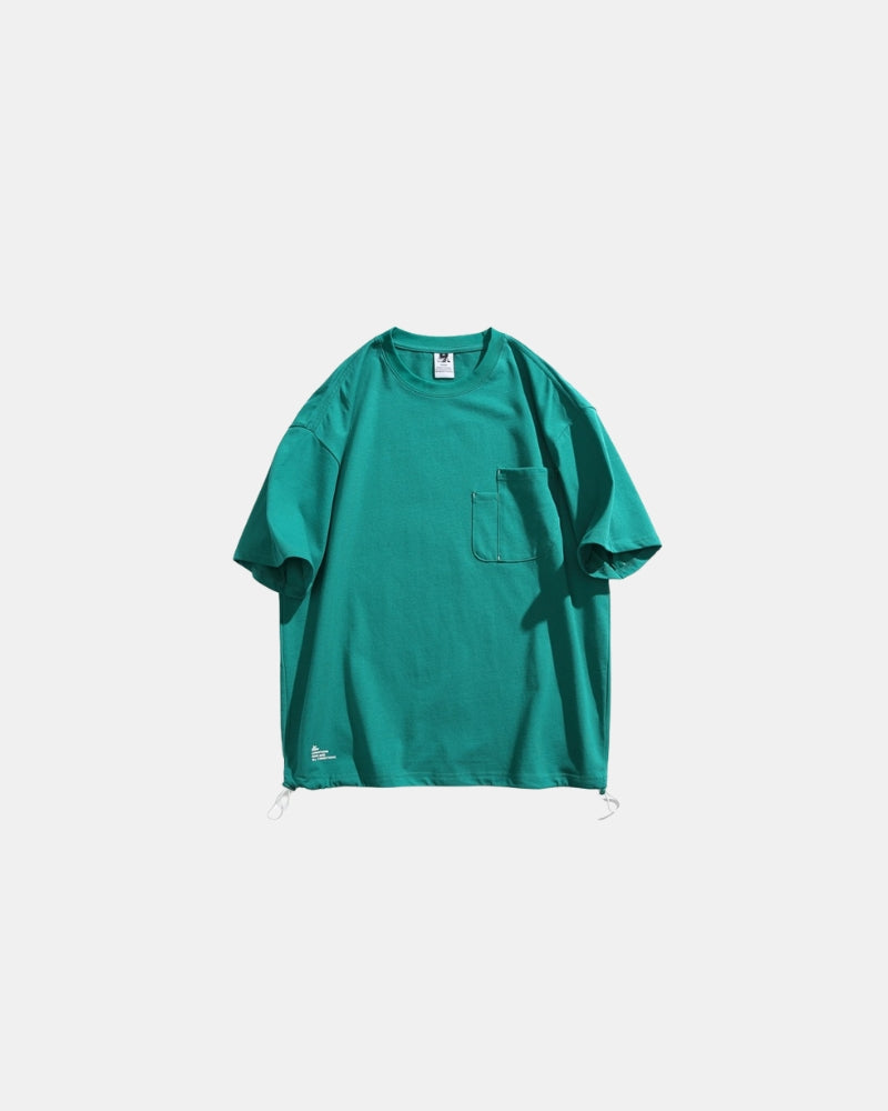 Übergroßes T-Shirt mit Fronttasche