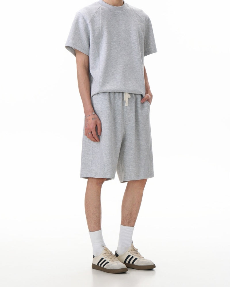 Jogger-Shorts in lockerer Passform