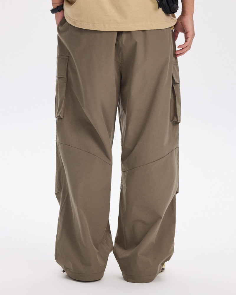 Utility Wide-Leg Cargo Pants