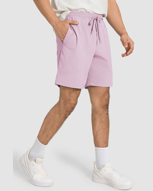 Tech Shorts mit Kordelzug