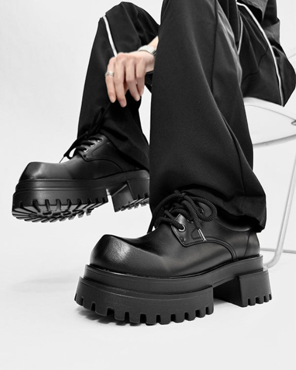 Armor Chunky Derby-Stiefel aus Leder