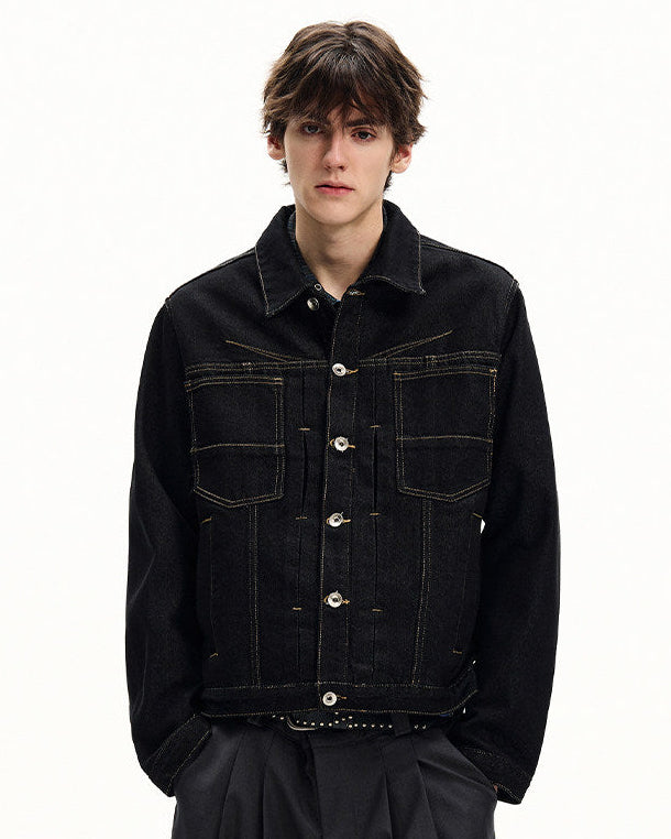 Raw Denim Trucker Jacket