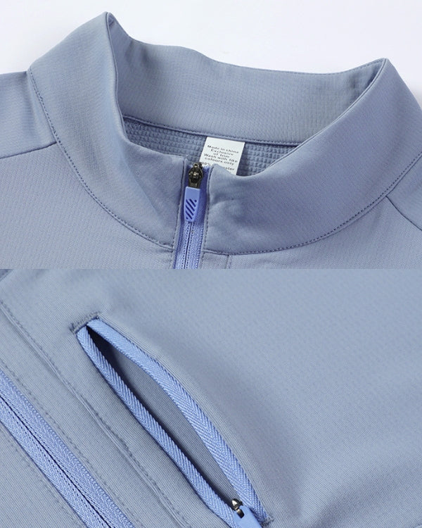 Tech Runner Zipper Langarmshirt