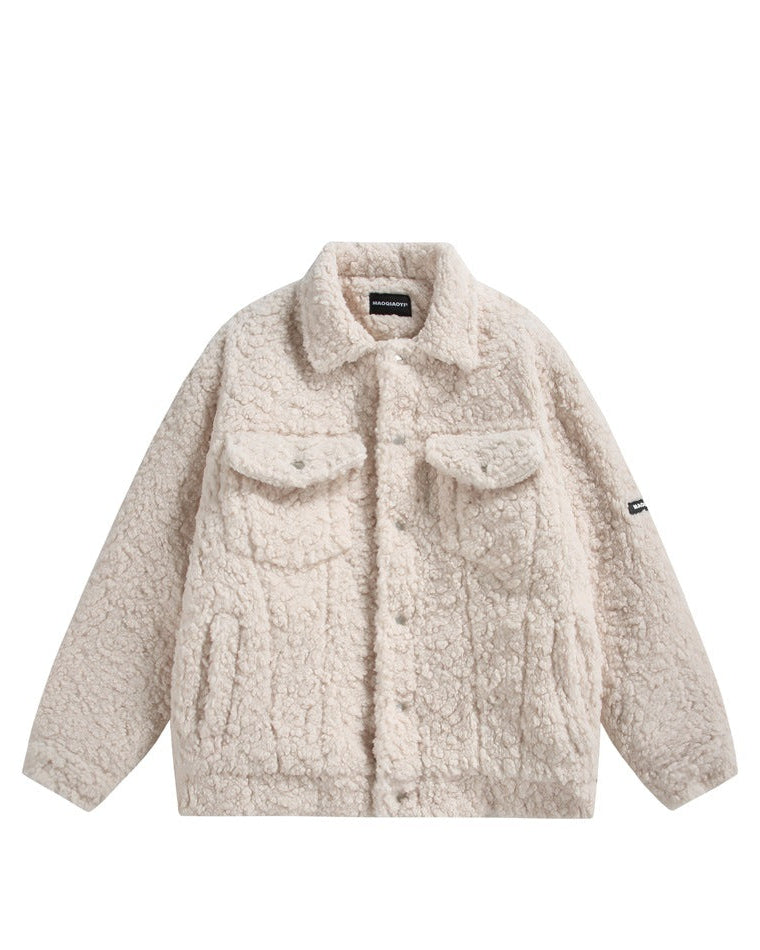 The Sable Shearling Overshirt Jacket