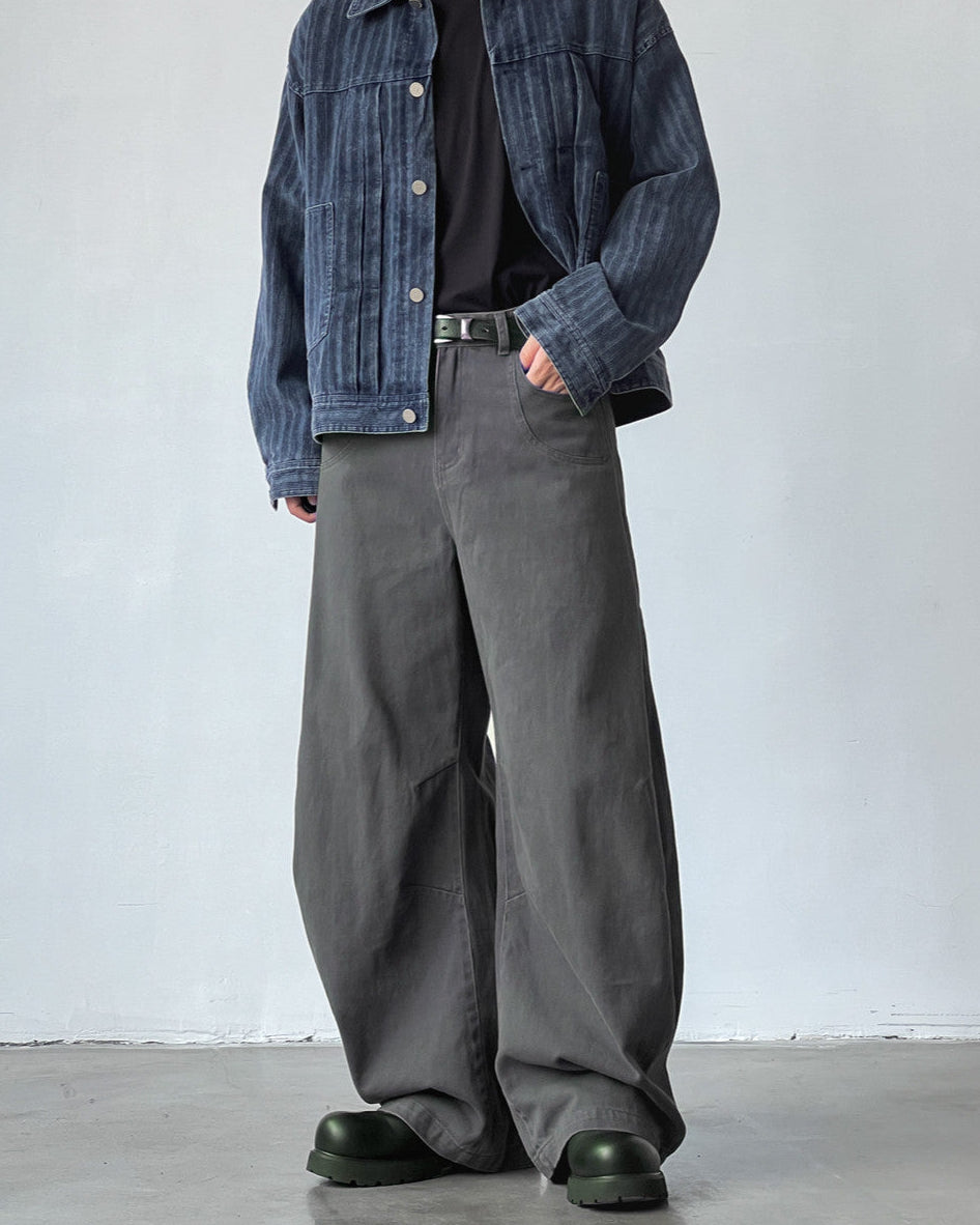 Classic Wide Casual Tailored Pants