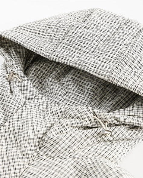 The Sierra Grid Hooded Coat