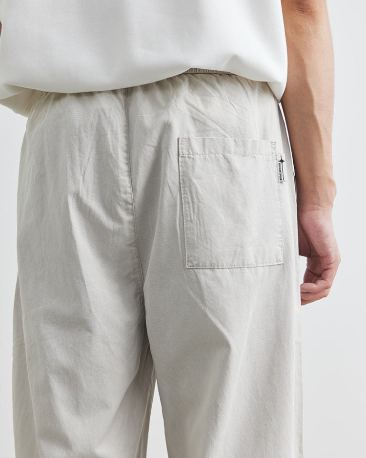 Tencel Thin Loose Drawstrings Jogger-Hose