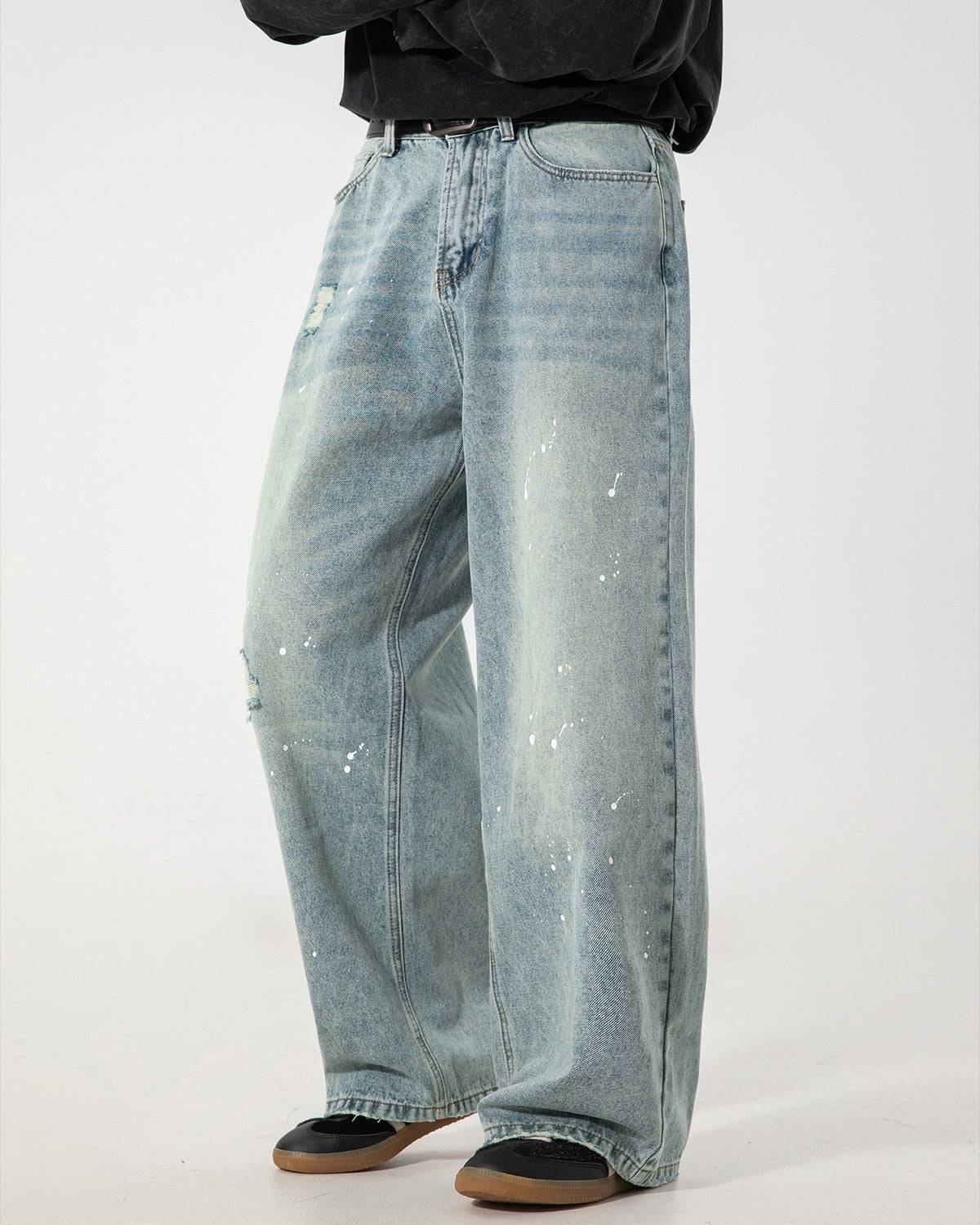 The Inkflow Washed Denim Jeans