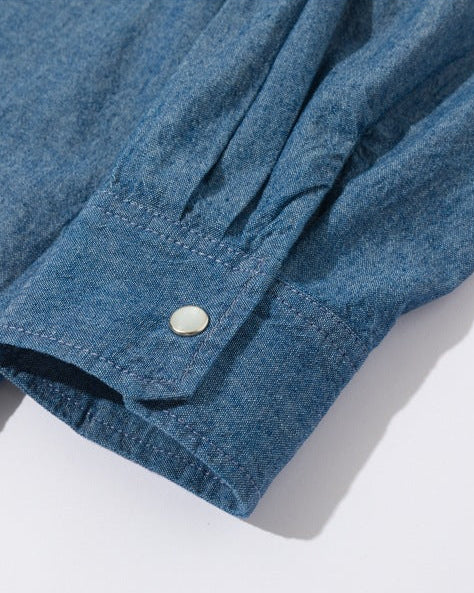 The Havenwood Lapel Denim Overshirt