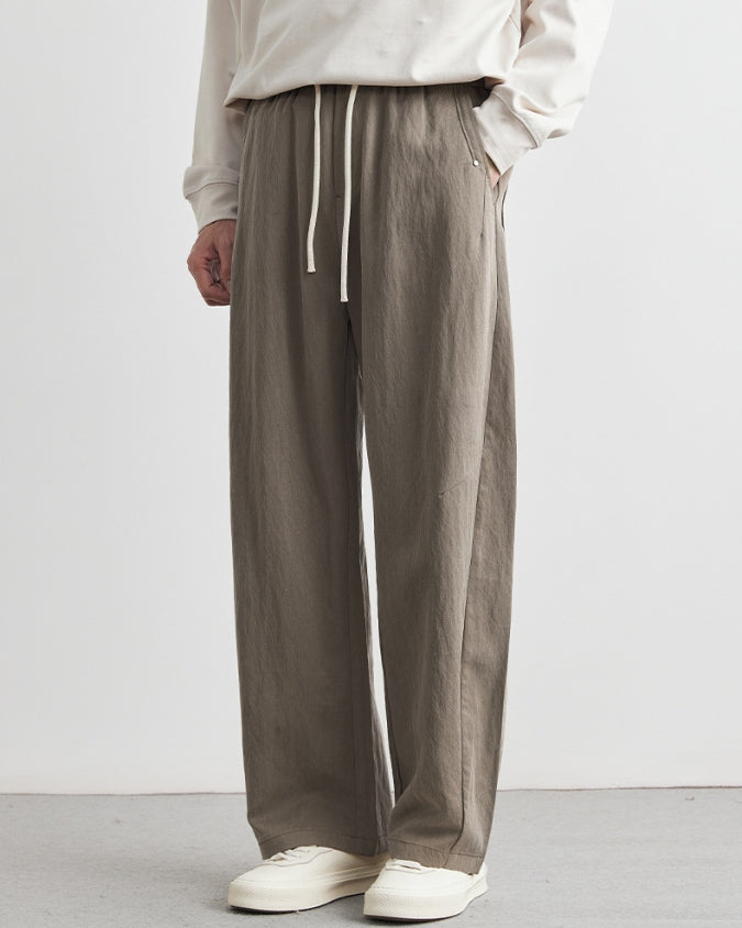 Tencel-Joggerhose mit losen Kordelzügen