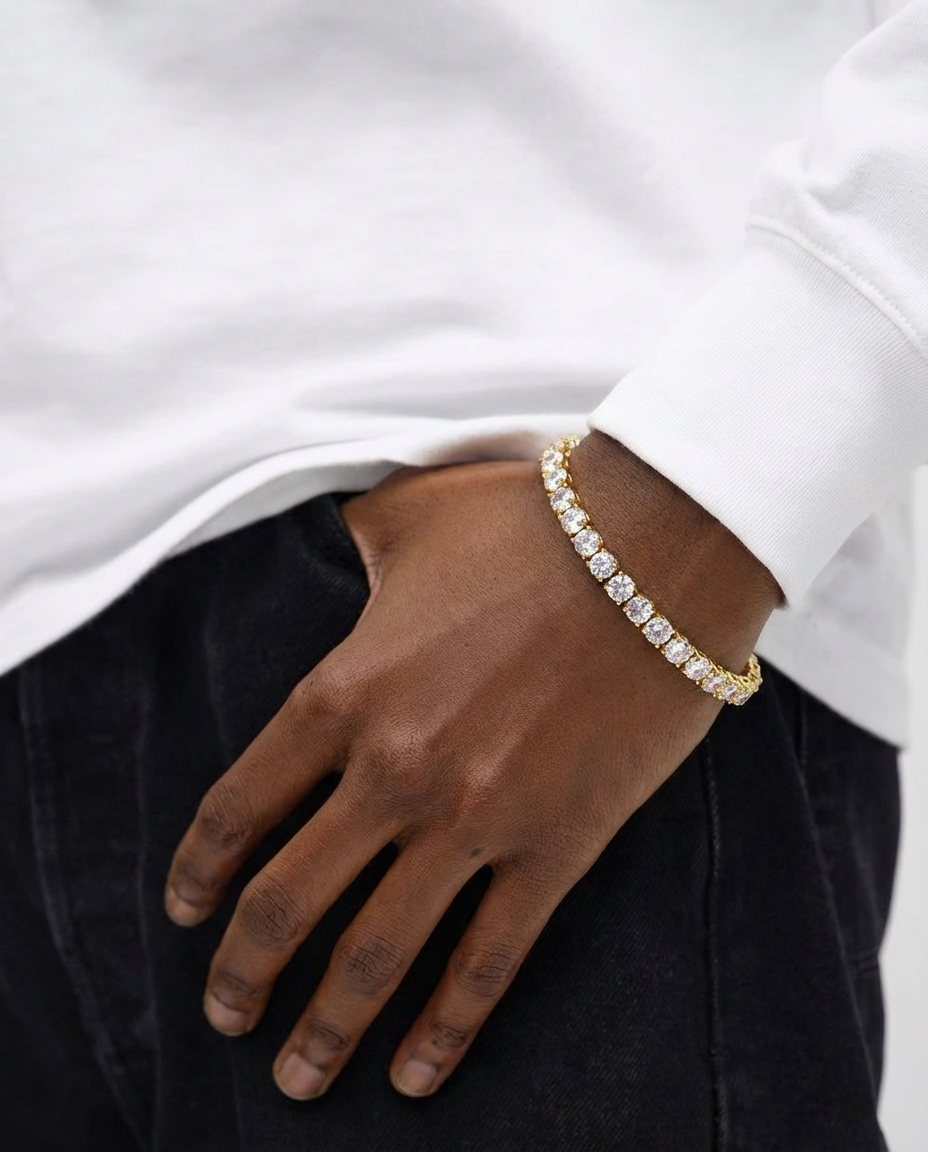 Aurora Gold Tennis Bracelet