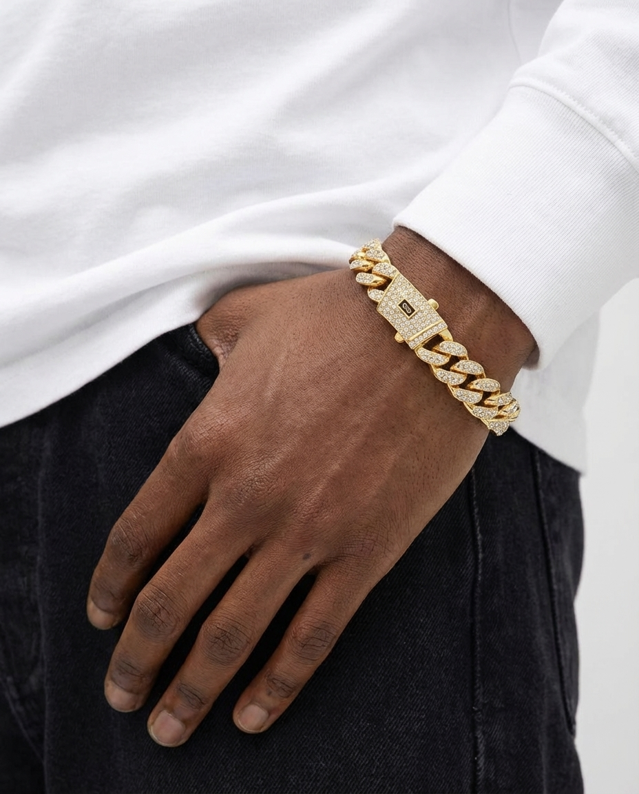 Signature Cuban Link Diamond Bracelet