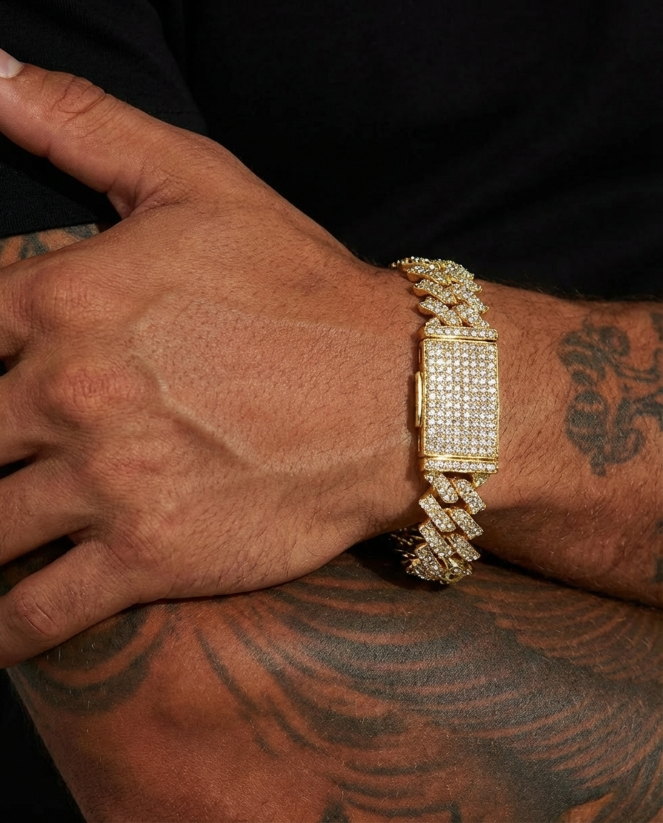 Imperial Pavé Chevron Link Bracelet