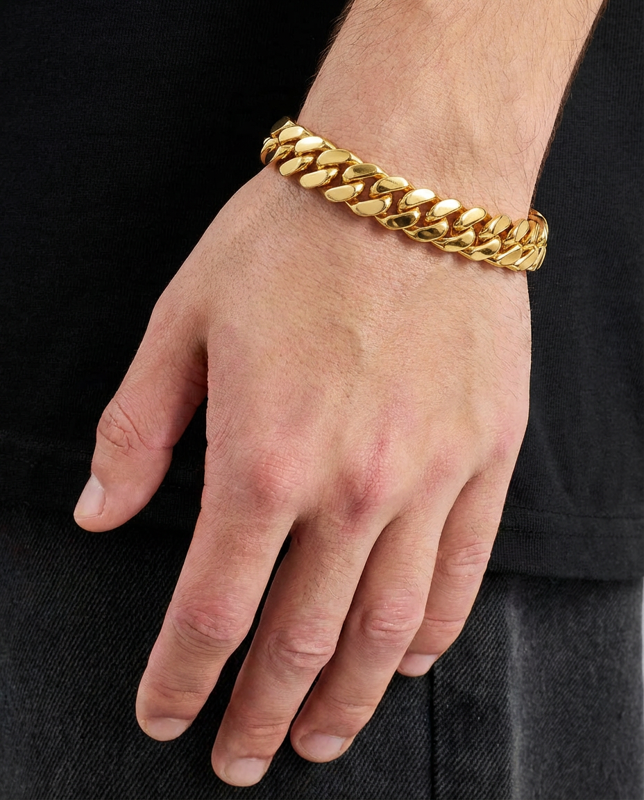Imperial Gold Cuban Link Bracelet