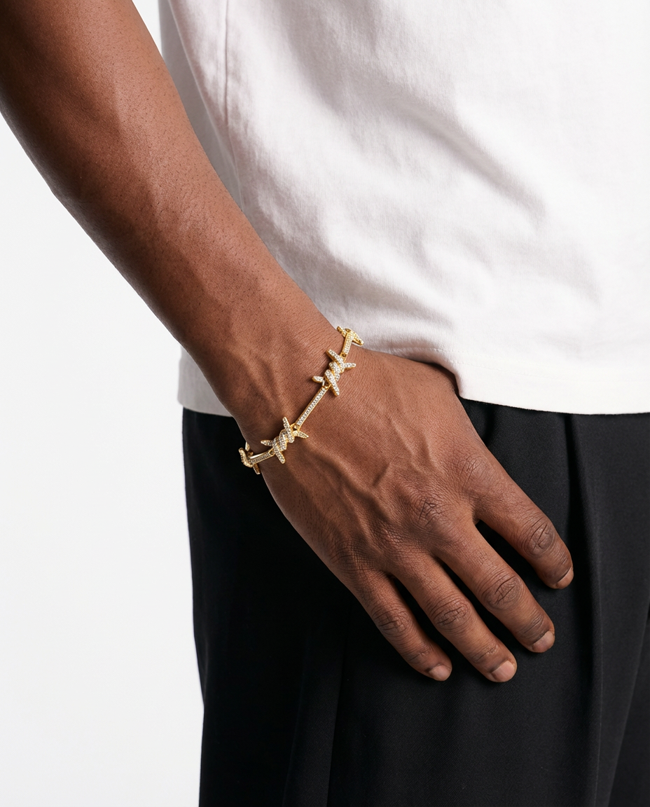 Imperial Iced Link Bracelet