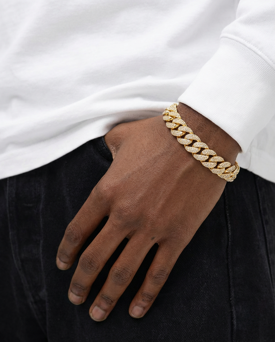 Grand Iced Cuban Link Bracelet