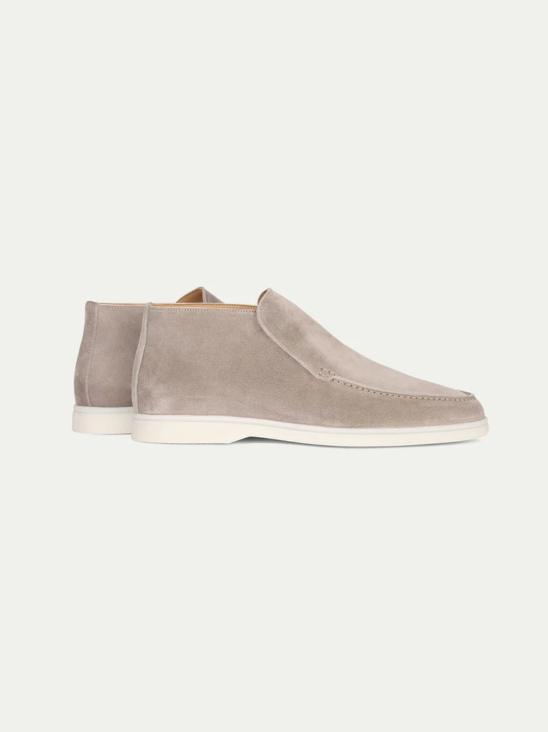 Mocassins de ville gris clair