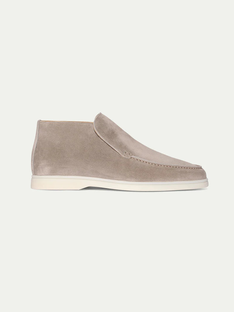 Mocassins de ville gris clair