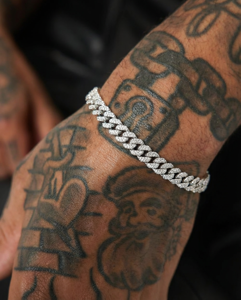 Drip Iced Cuban Link Bracelet