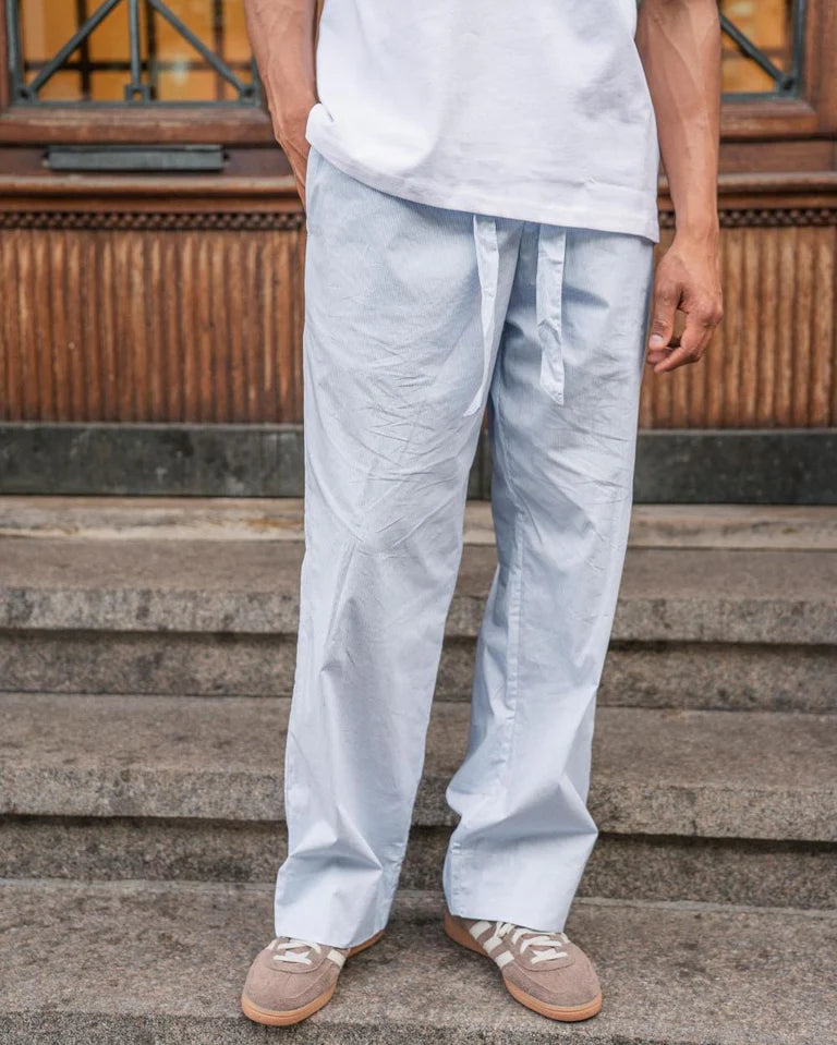 Sky Blue Pyjamas Pants STRIPED