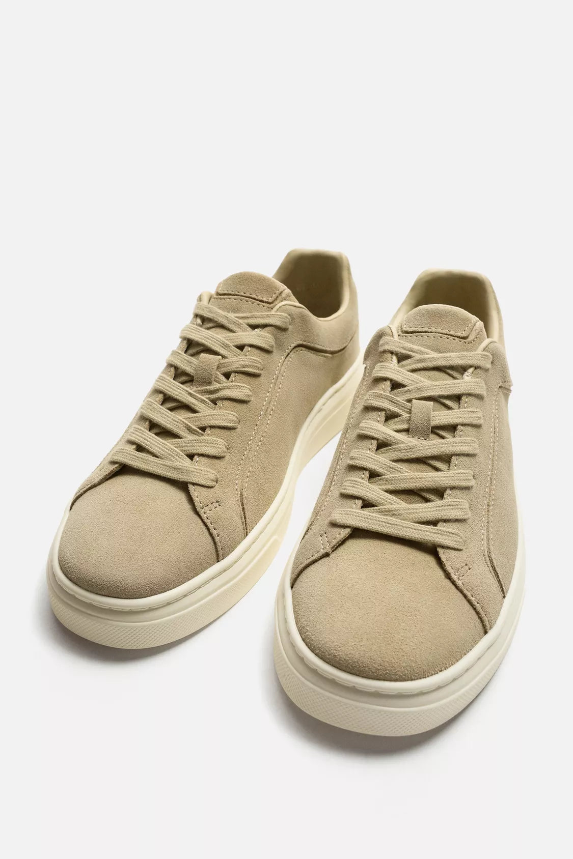FAUX SUEDE SIMPLE SNEAKER OLIVE