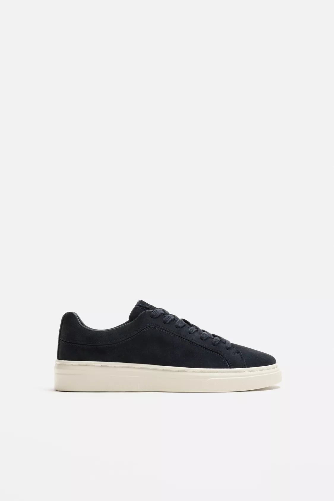 FAUX SUEDE SIMPLE SNEAKER NAVY