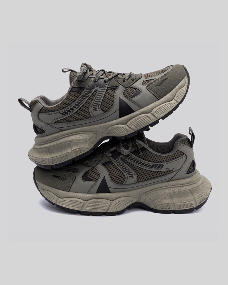 Mesh-Panel-Trail-Sneakers
