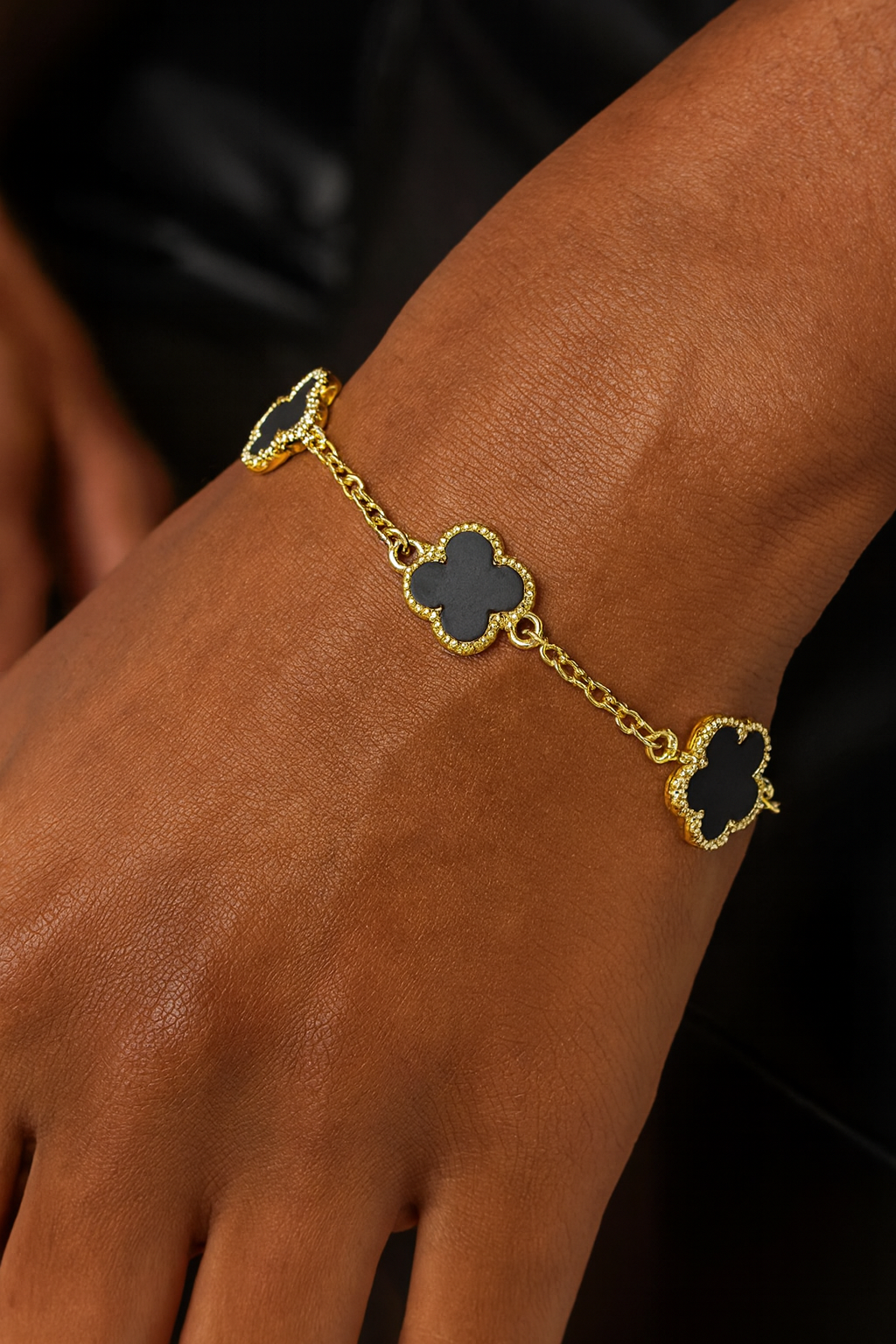 Gefrorenes Multi-Kleeblatt-Armband