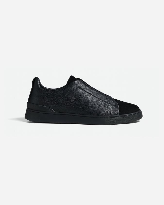 Dark Knight Wildleder Sneaker ohne Schnürsenkel