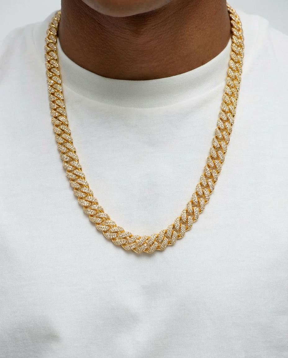 Grand Iced Cuban Link Necklace