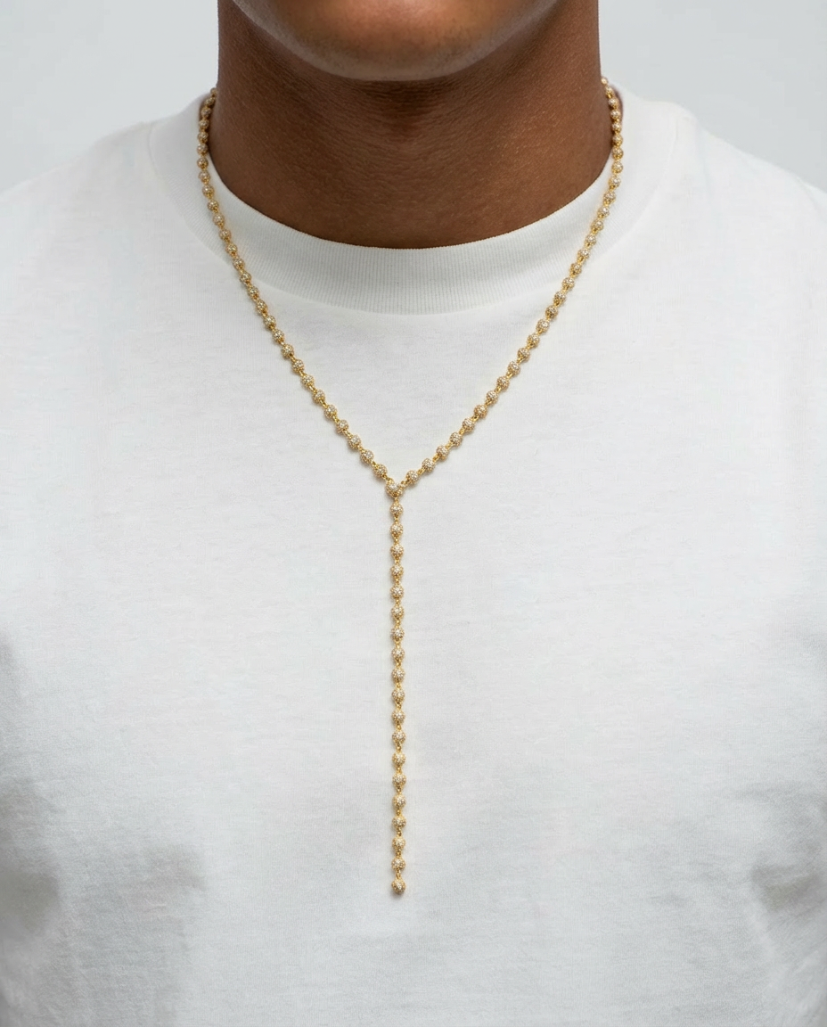 Icon Pavé Tennis Chain Necklace