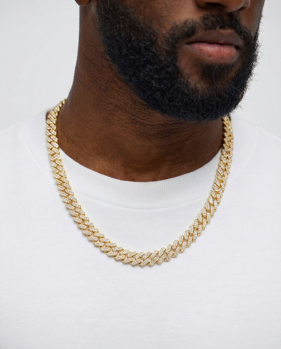 Luxe Pavé Cuban Link Necklace