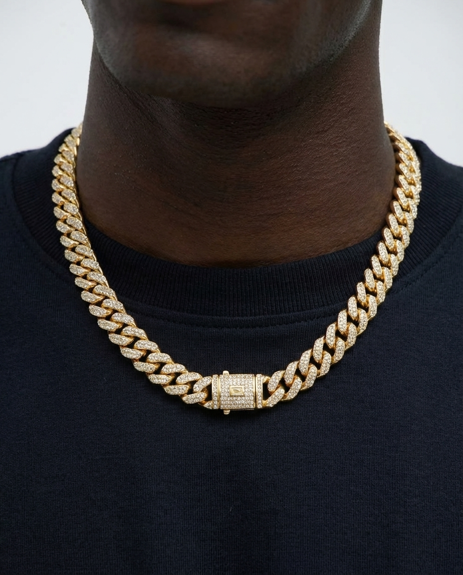 Royal Iced Cuban Link Necklace