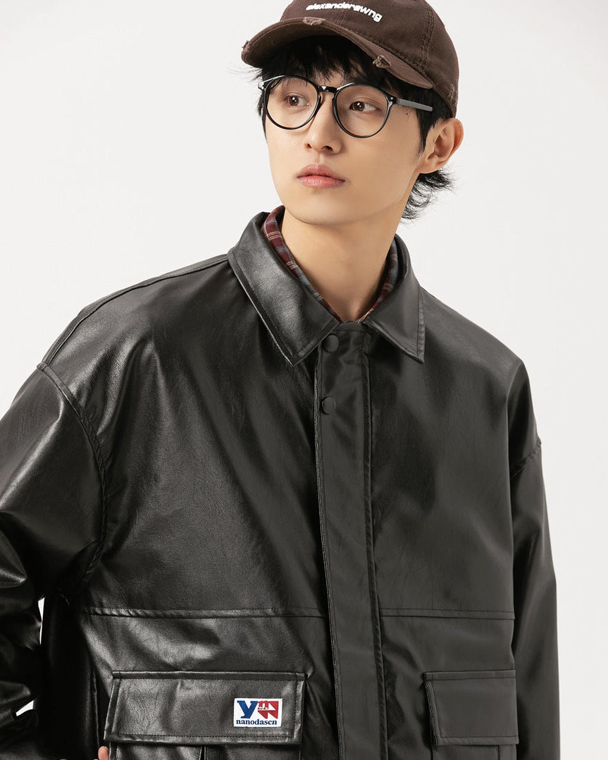 The Copperrail Contour PU Leather Jacket