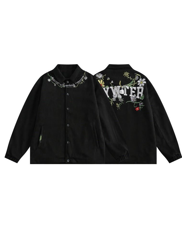 The Marwood Floral Embroidered Casual Jacket
