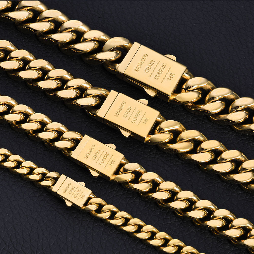 Icon Pavé Cuban Chain Necklace