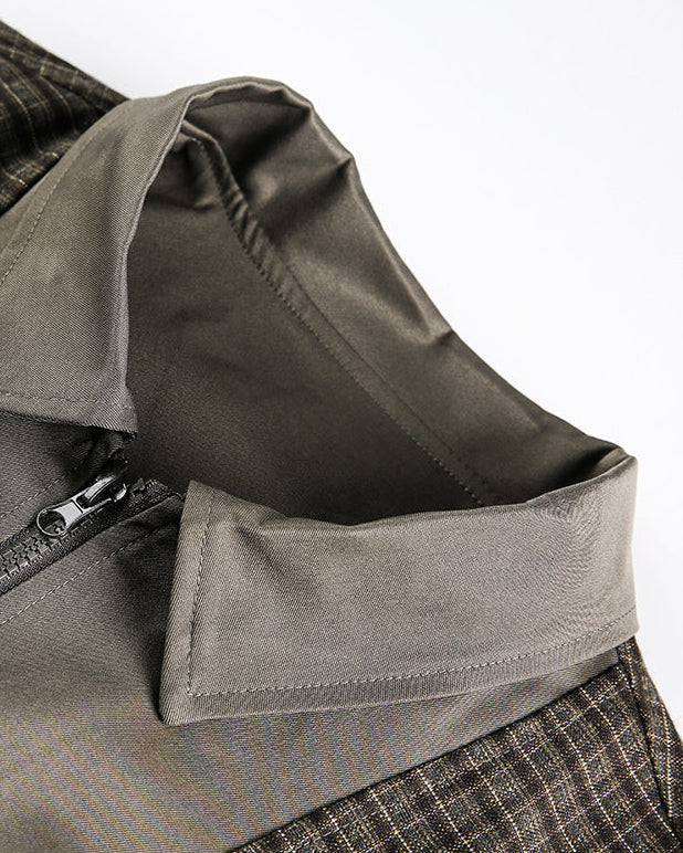 The Cinderbrook Plaid Cargo Jacket