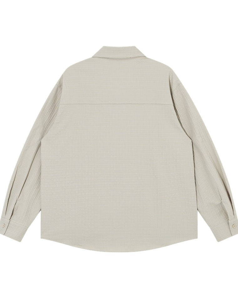 The Belmore Loose Weave Long Sleeve Shirt