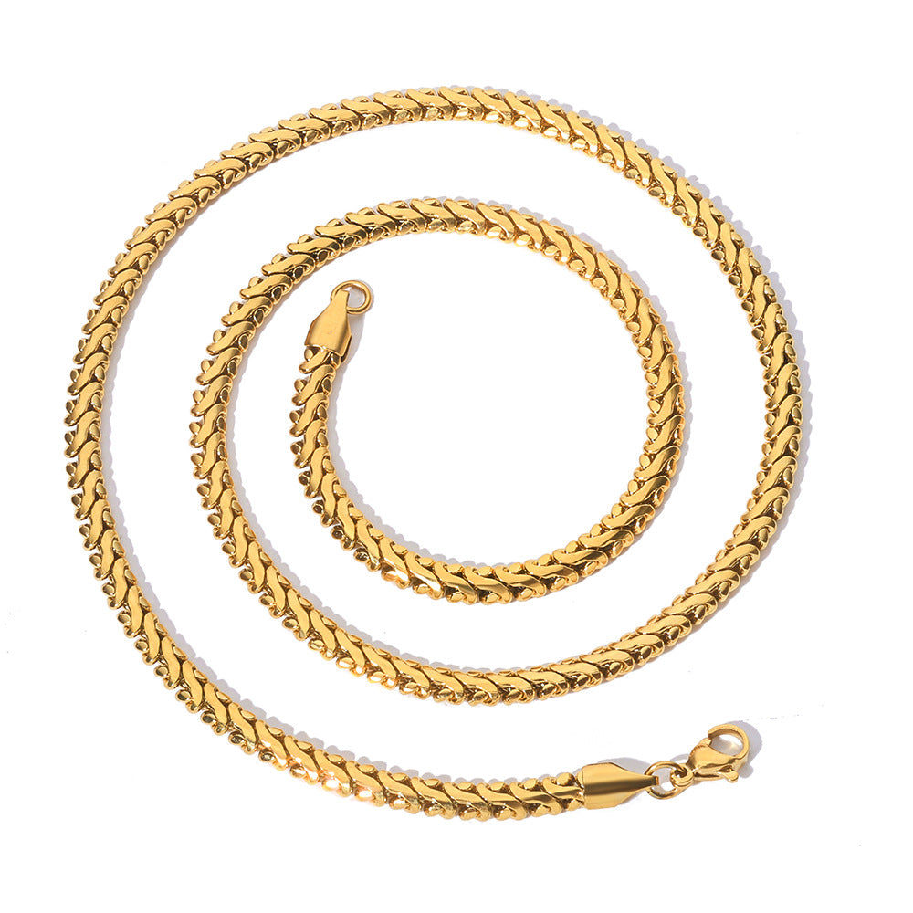 Signature Gold Rope Chain Necklace