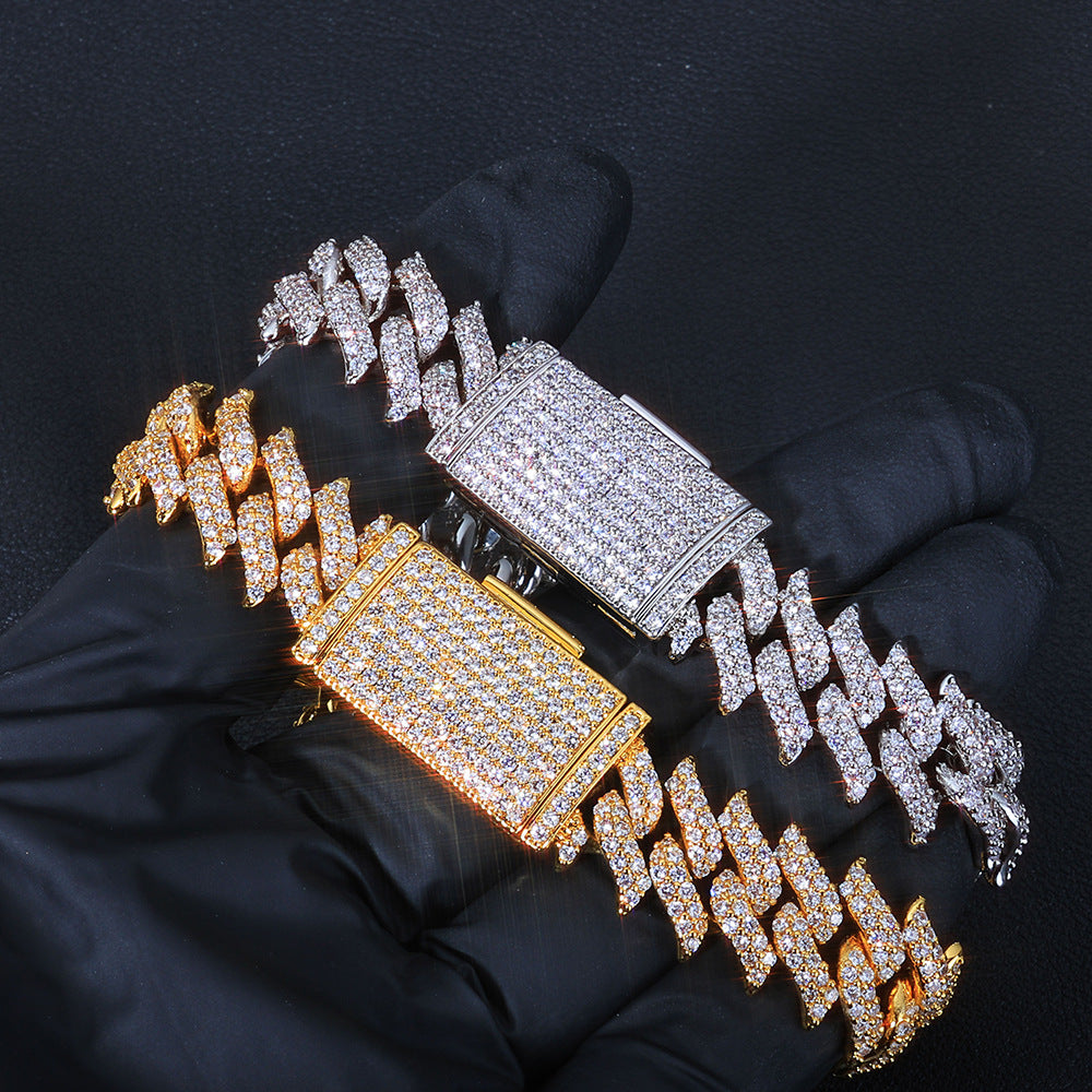 Imperial Pavé Chevron Link Bracelet