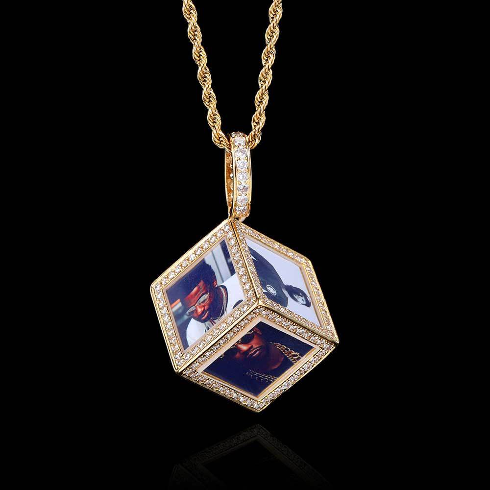 Legacy Memory Cube Pendant Necklace